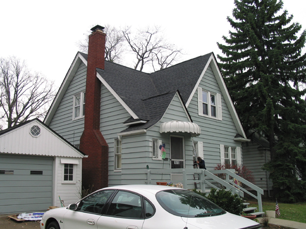 Completed new roof
